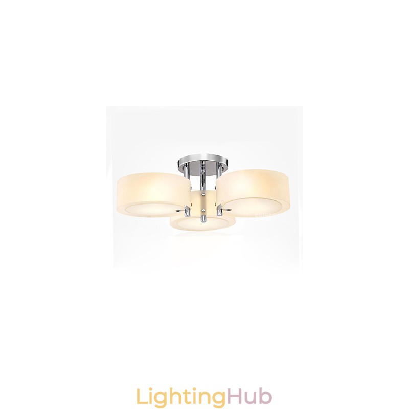 Flush Mount Modern Contemporary 3 Lights Ceiling Light Metal
