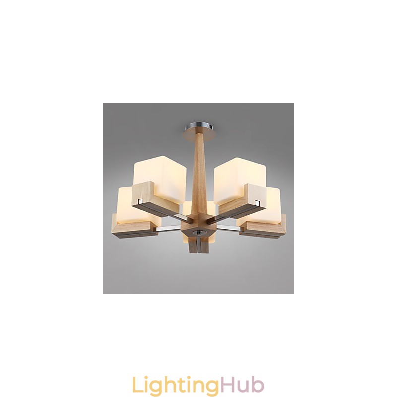 Flush Mount Mini Style Modern Contemporary Bamboo