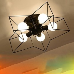Brief Five Pointed Star Lighting Personalized Modern Ceiling Light Child Housing Lamps