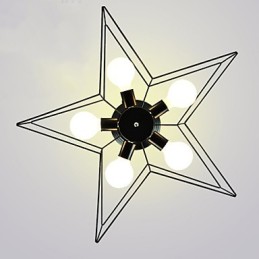 Brief Five Pointed Star Lighting Personalized Modern Ceiling Light Child Housing Lamps