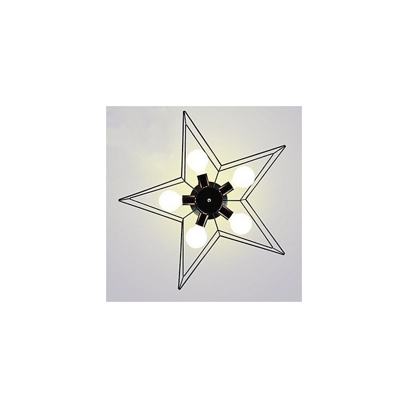 Brief Five Pointed Star Lighting Personalized Modern Ceiling Light Child Housing Lamps