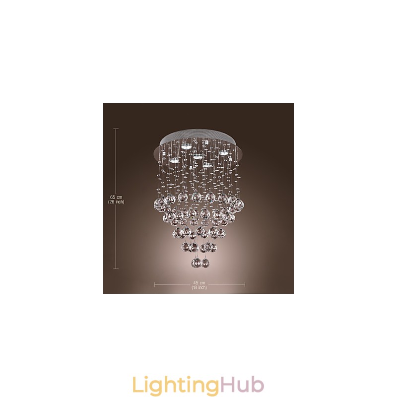 Crystal Chandelier with 5 lightsoque Design (K9 Crystal)