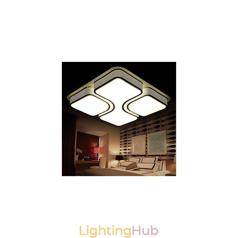 Modern Contemporary Traditional Classic Electroplated Metal Flush Mount