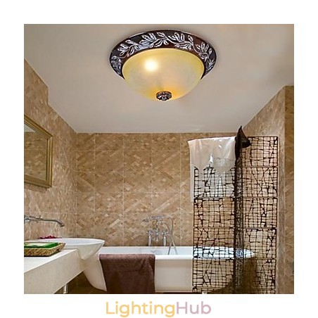 Flush Mount Light White Yellow Glass Resin Silver Carving European Classic Flush Mount Light White Yellow Glass Resin Silver Carving European Classic