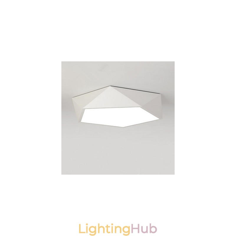 Modern Contemporary Painting Metal Flush Mount