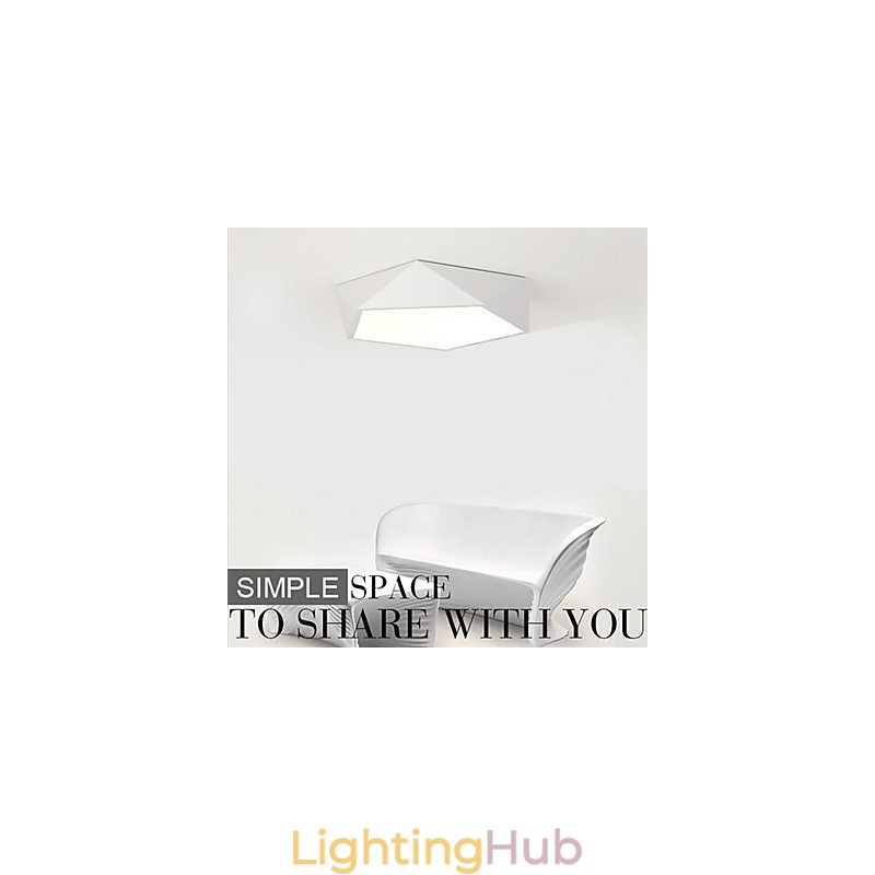 Modern Contemporary Painting Metal Flush Mount