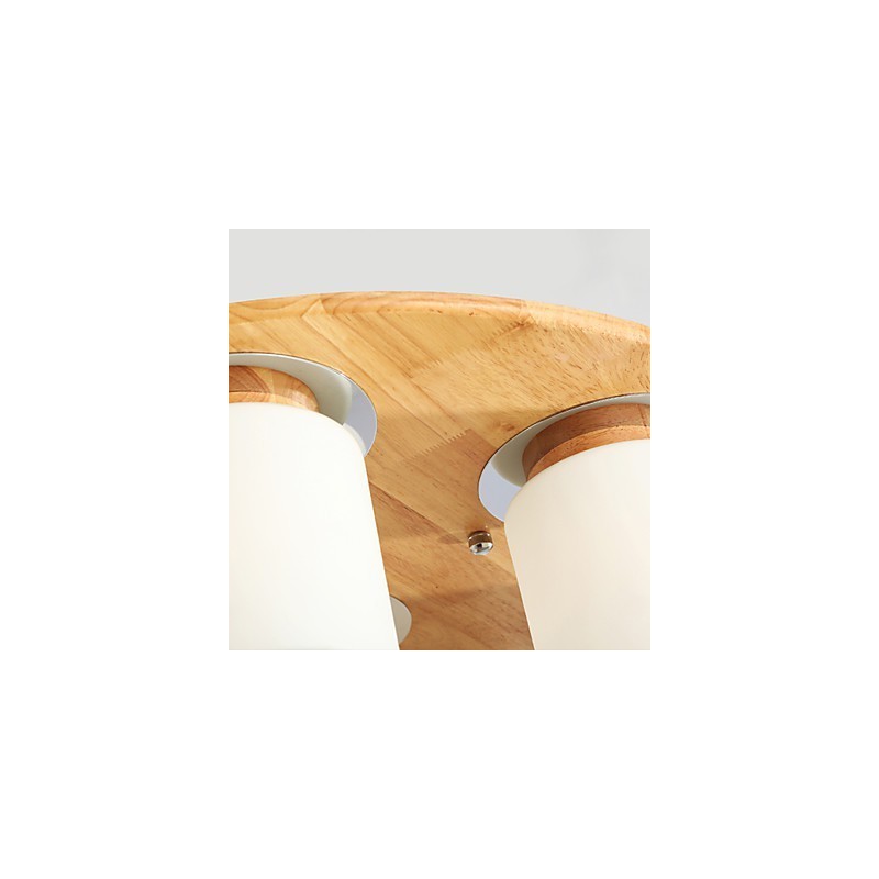 High Brightness Original Wooden Modern Ceiling Lights Country Style
