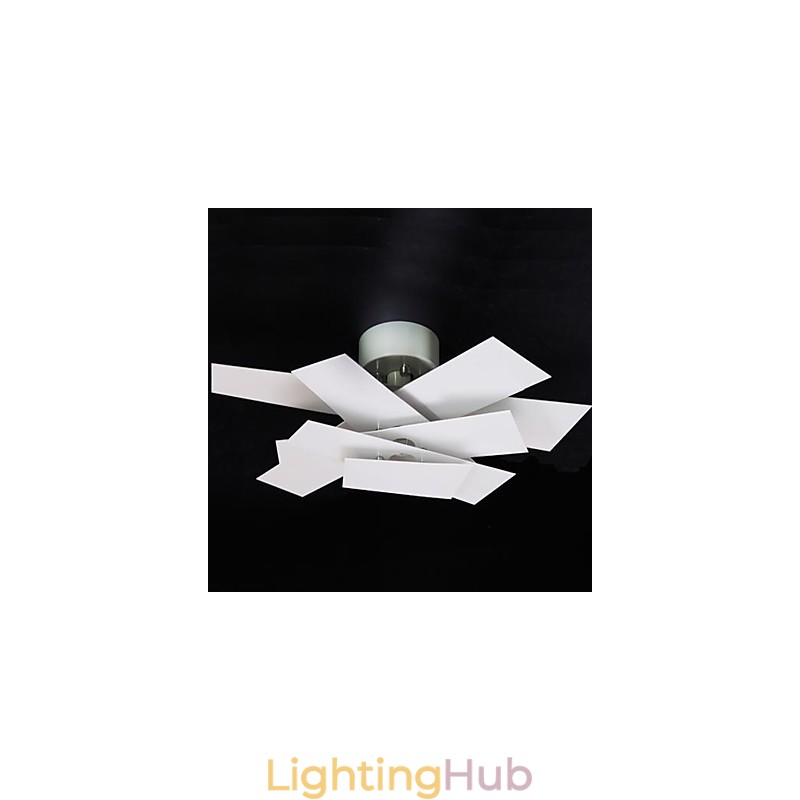 Flush Mount Light White Warm White Light Fashion Simple Creative Propeller