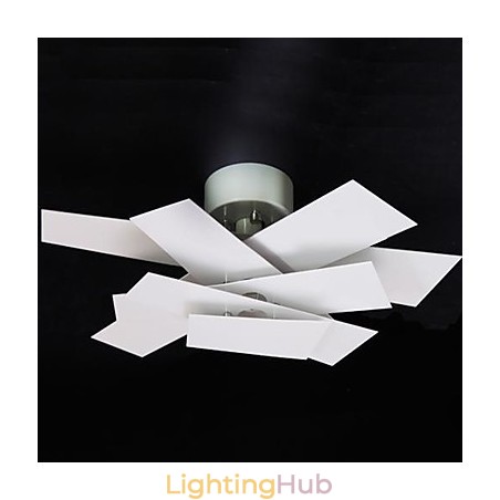 Flush Mount Light White Warm White Light Fashion Simple Creative Propeller