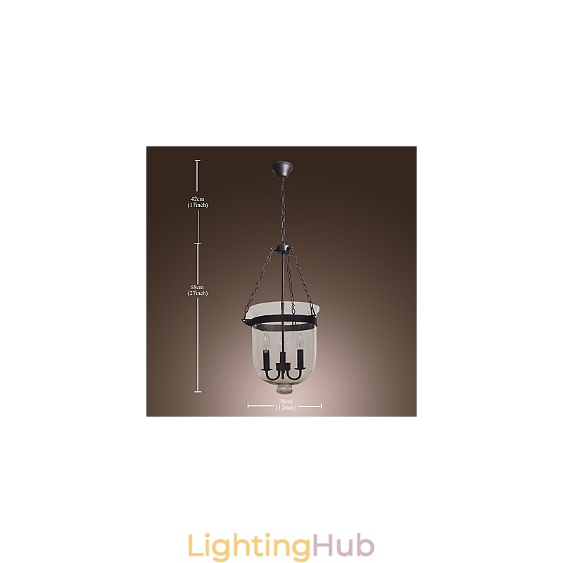 Traditional Classic Vintage Mini Style Electroplated Chandelier