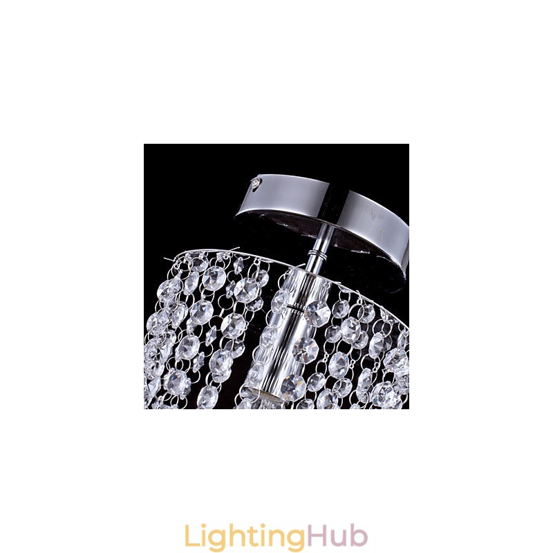 Flush Mount Crystal Modern Contemporary Outdoors Metal