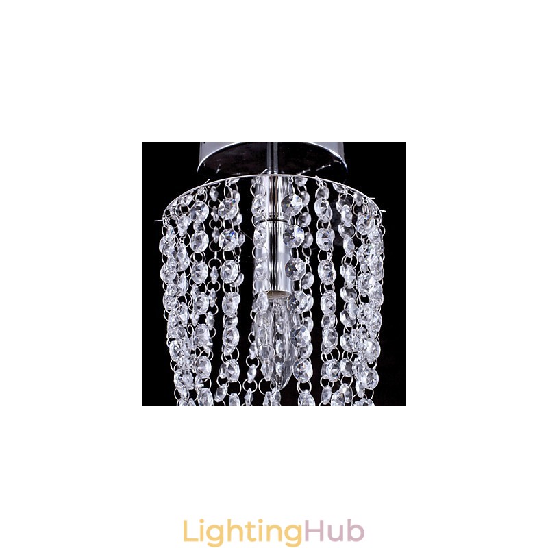 Flush Mount Crystal Modern Contemporary Outdoors Metal