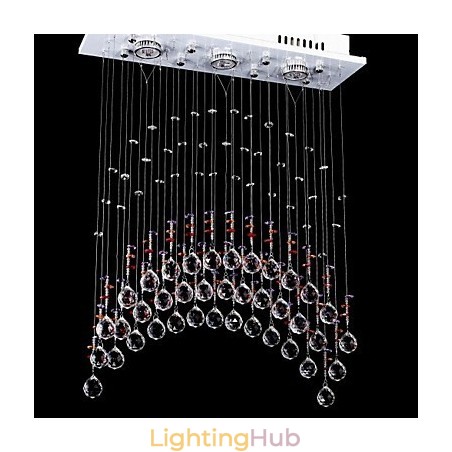5 Lights Clear light Stainless steel K9 Crystal Chandelier 5 Lights Clear light Stainless steel K9 Crystal Chandelier