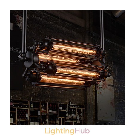 Rustic Lodge Retro Mini Style Electroplated Metal Chandelier Rustic Lodge Retro Mini Style Electroplated Metal Chandelier