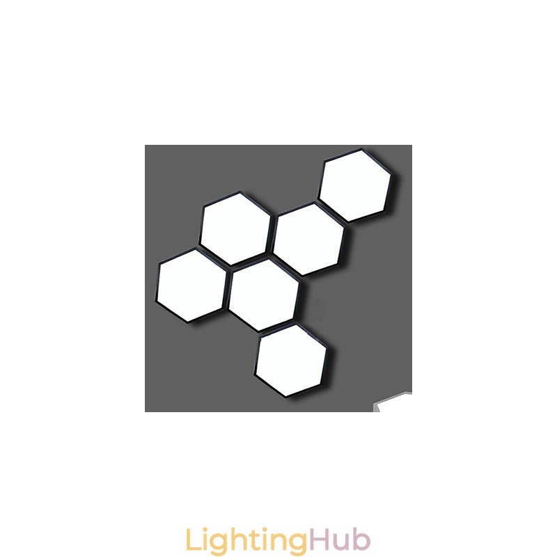 30CM 10 15㎡Creative Honeycomb Absorb Dome Light Hexagonal Geometry Lights Lamp