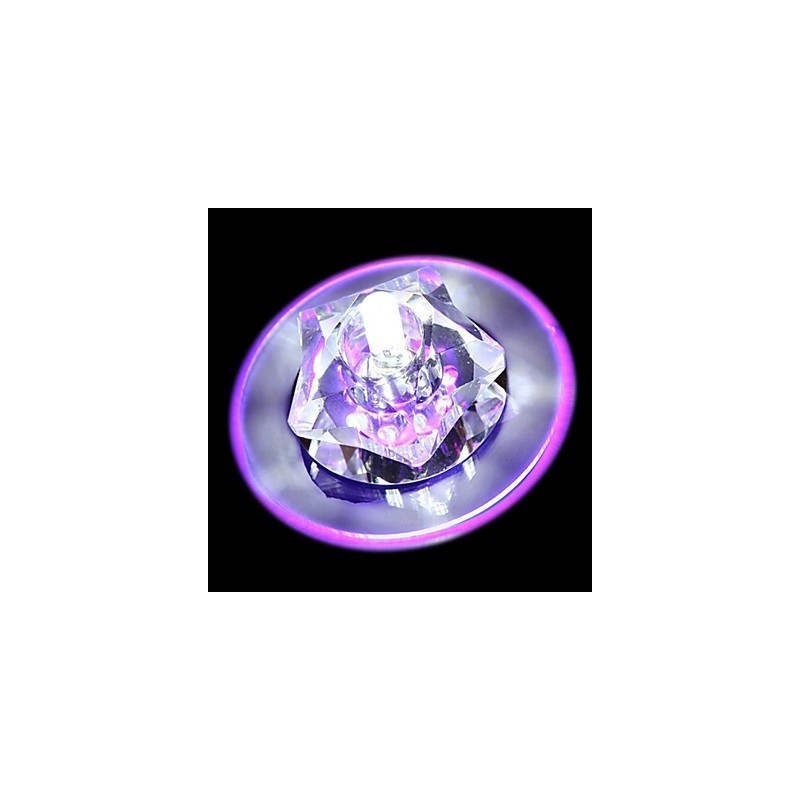 Modern Contemporary Crystal Chrome Crystal Flush Mount