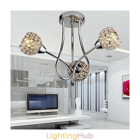Modern Contemporary Traditional Classic Crystal Electroplated Metal Pendant Light Flush Mount Modern Contemporary Traditional Classic Crystal Electroplated Metal Pendant Light Flush Mount