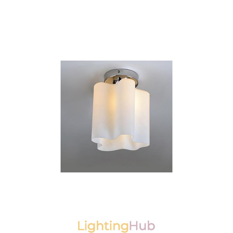 20*22CM 10 15㎡Single Head Lamps And Lanterns Glass Clouds Absorb Dome Light Pendant Light
