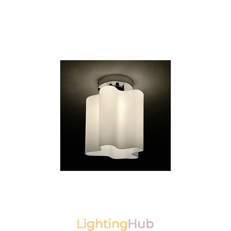 20*22CM 10 15㎡Single Head Lamps And Lanterns Glass Clouds Absorb Dome Light Pendant Light