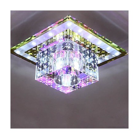 Crystal Ceiling Lamp Spotlight SMD 3W Creative Lamp Tube Light Colorful Color Dome Light