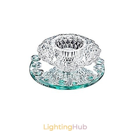 Modern Contemporary Crystal Mini Style Chrome Metal Flush Mount Modern Contemporary Crystal Mini Style Chrome Metal Flush Mount