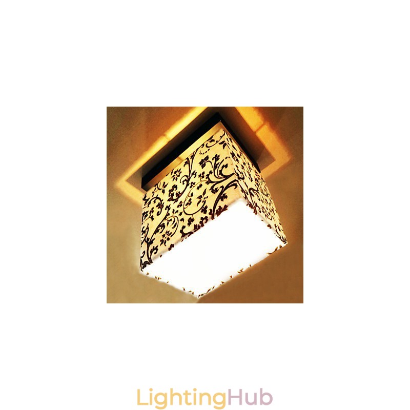 Modern Contemporary Painting Metal Flush Mount