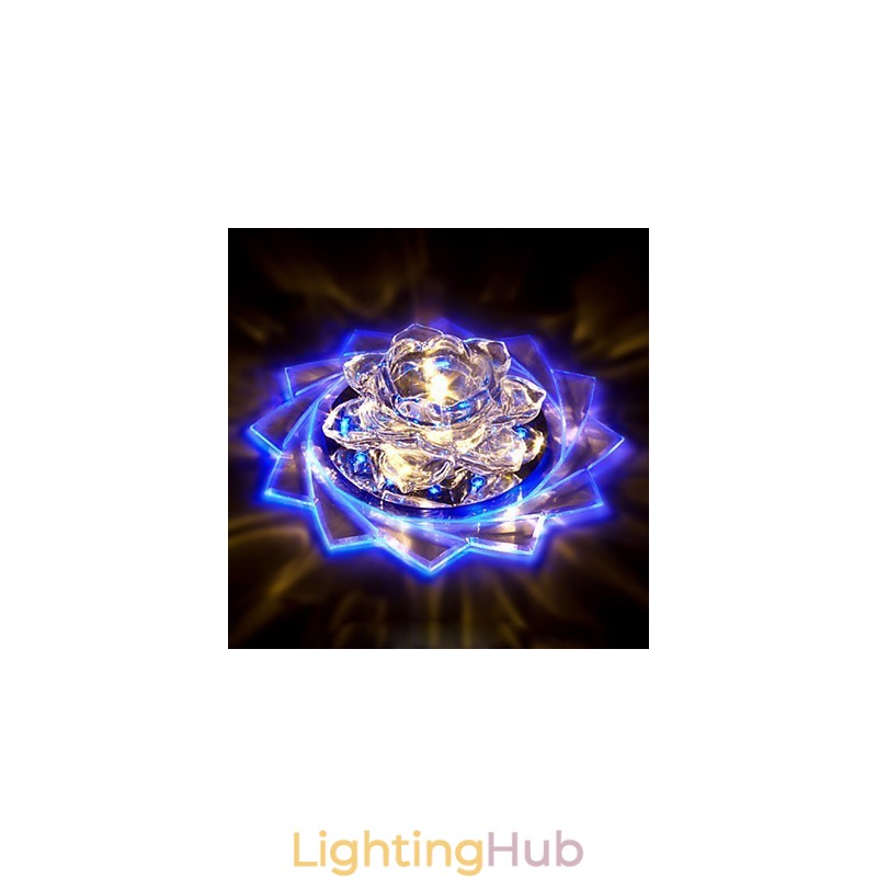 20*8.5CM Mini Crystal Ceiling Lamp Spotlight 3W Creative Lamp Tube Light Colorful Color Square Dome Light
