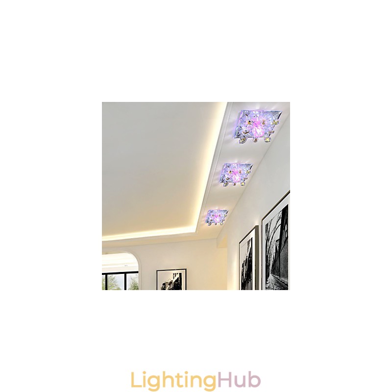 Square Smallpox Lamp Light Crystal Light Creatives Dome Light Tube Lamp Light