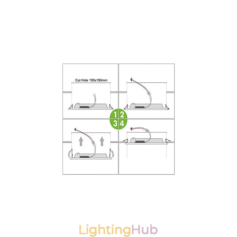 Modern Contemporary Painting Metal Flush Mount