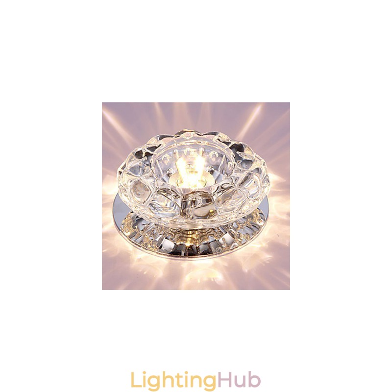 Crystal Ceiling Lamp Spotlight SMD 3W Creative Lamp Absorb Dome Light