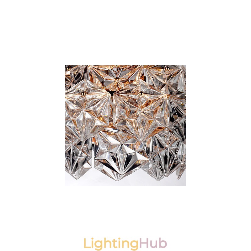 Modern Contemporary Crystal Others Crystal Chandelier Pendant Light Flush Mount