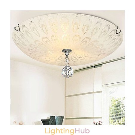 Modern Contemporary Crystal Flush MountBedroom Modern Contemporary Crystal Flush MountBedroom