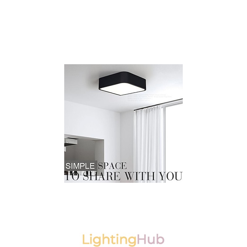 Modern Contemporary Painting Metal Flush Mount Light