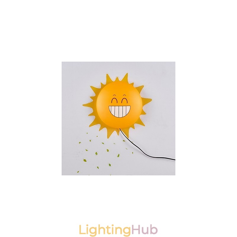 Wallpaper Wall Lamps Flower Face DIY Fun Atmosphere Nightlight Children Bedside lamp Decoration Sun