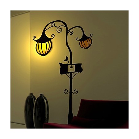 Pumpkin High Temperature Resistant Plastic Light And Creative 3D Wall Paper Wall Lamp Pumpkin High Temperature Resistant Plastic Light And Creative 3D Wall Paper Wall Lamp