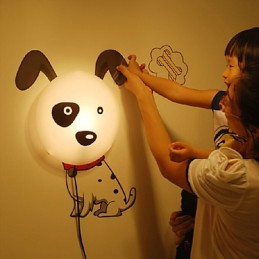 High Temperature Resistant Plastic And 10 C Can Remove Wall Stickers Creative 3D Wall Paper Wall Lamp