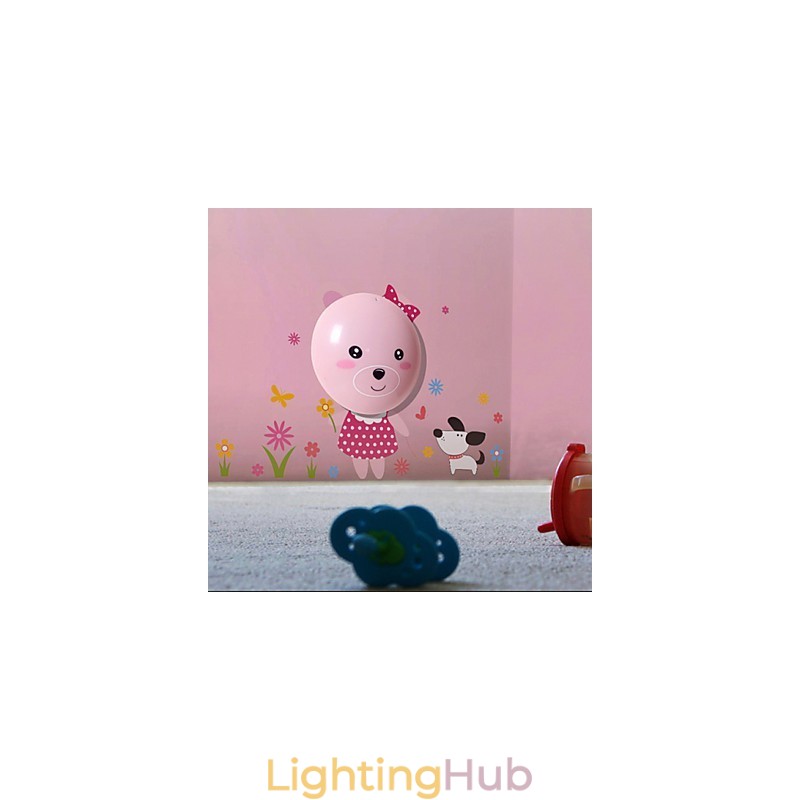 Wall stickers bear light activated intelligent electric induction smetope adornment wall lamp