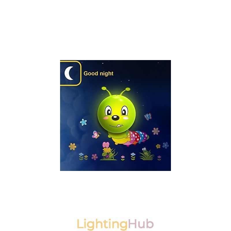 Caterpillar High Temperature Resistant Plastic Light And 10 C Can Remove Creative 3D Wall Paper Wall Lamp