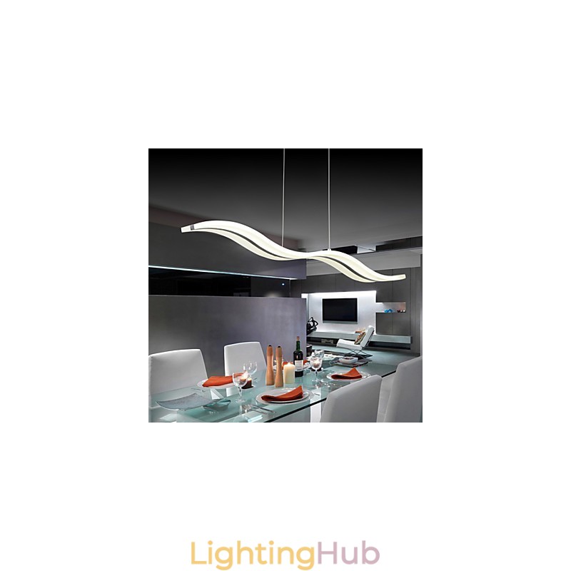 Modern Contemporary Chrome Pendant Light