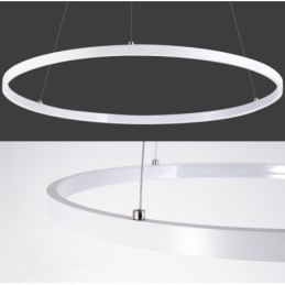 Dimmable Pendant Light with Remote Control Modern Design Three Rings