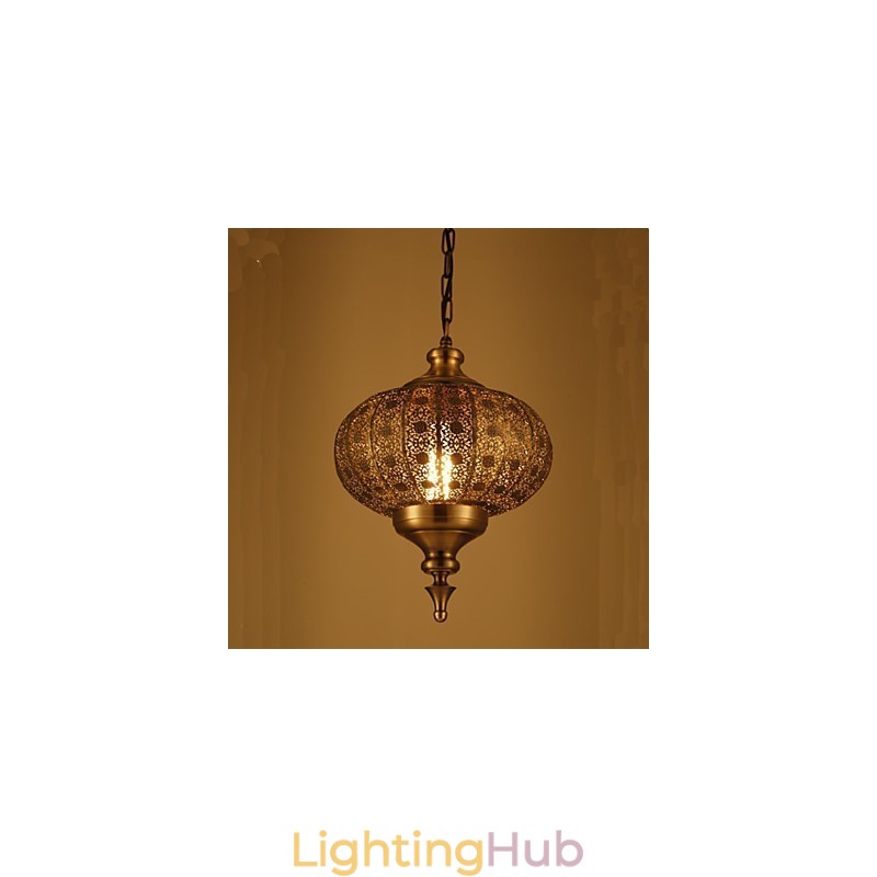 Southeast Asian Retro Hand Hollow Lron Chandelier