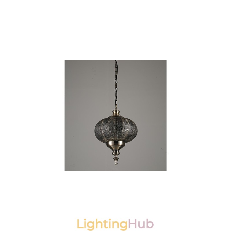 Southeast Asian Retro Hand Hollow Lron Chandelier