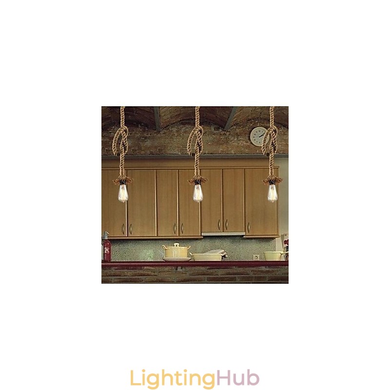 Traditional Classic Rustic Lodge Vintage Country Retro Pendant Light