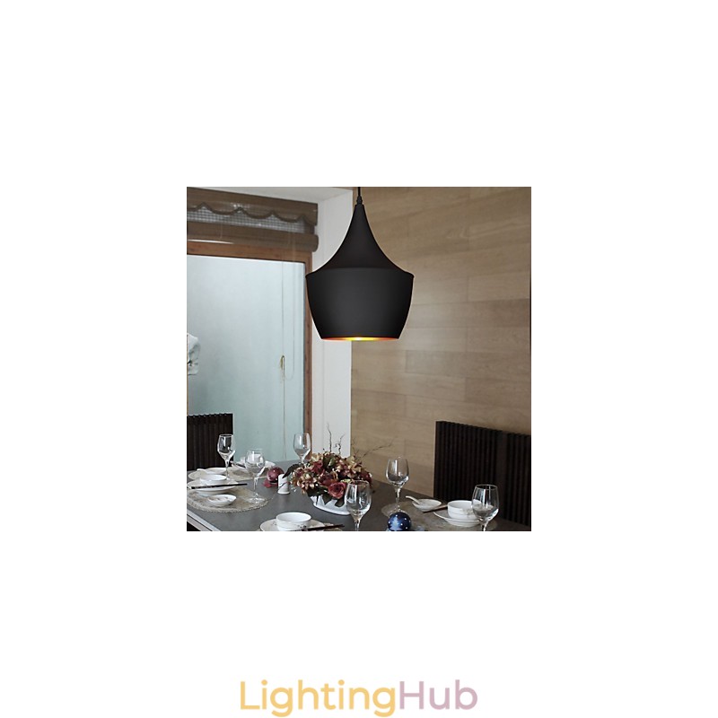 Pendant Light Retro Vintage Tom Dixon Design Black