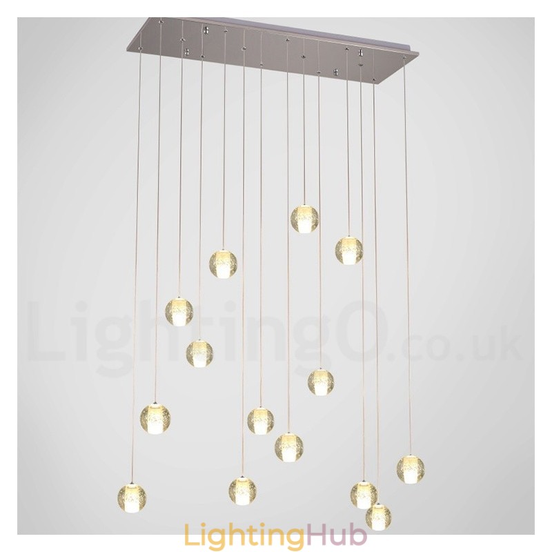 Creative Engineering Stage Meteorer Crystal Ball Pendant Light
