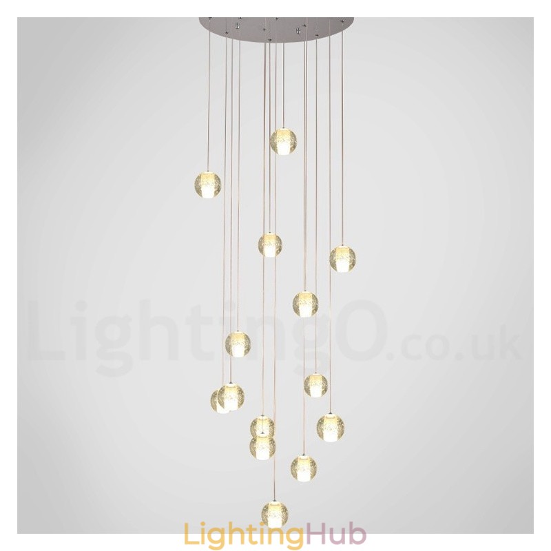 Creative Engineering Stage Meteorer Crystal Ball Pendant Light
