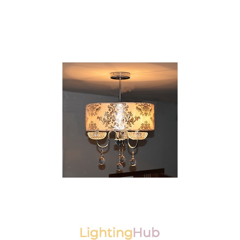 Modern Contemporary Crystal Electroplated Chandelier