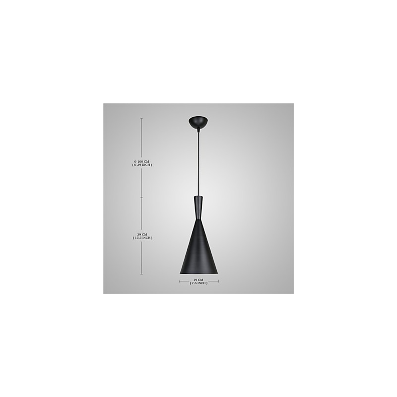 Pendant Light Retro Vintage Tom Dixon Design Black White C Type Cafe pendant lamps