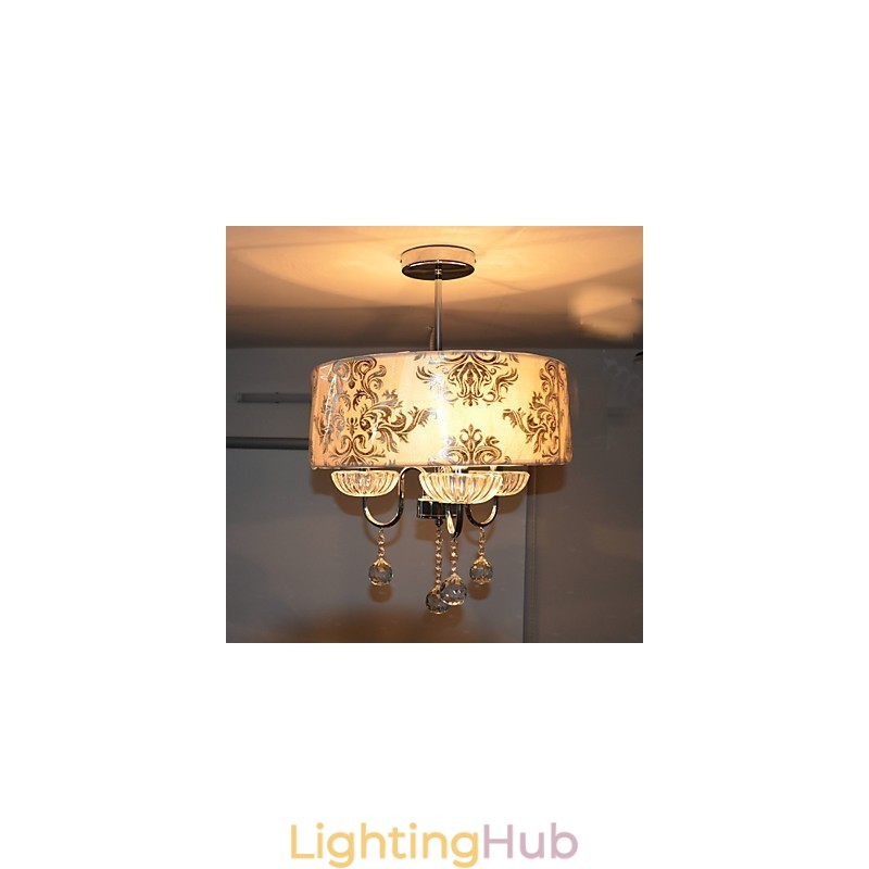 Modern Contemporary Crystal Electroplated Chandelier