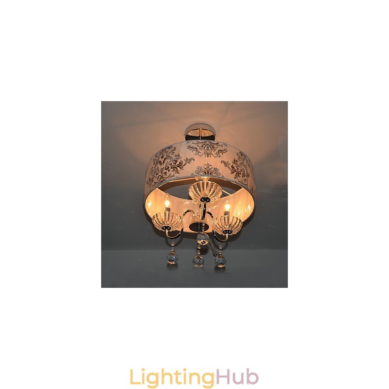 Modern Contemporary Crystal Electroplated Chandelier